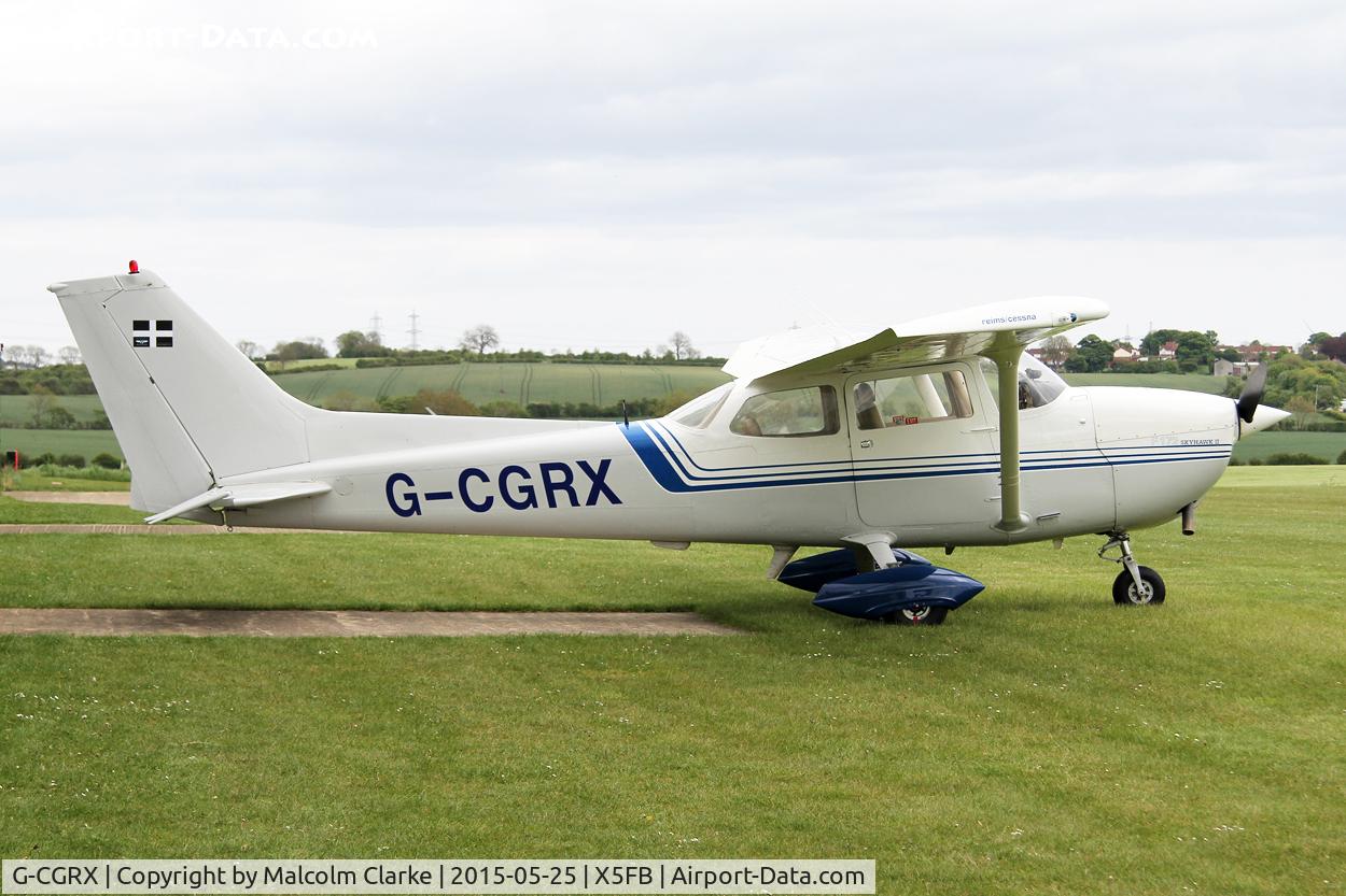 G-CGRX, 1976 Reims F172N Skyhawk Skyhawk C/N 1524, Reims F-172M Skyhawk at Fishburn Airfield,may 25th 2015.
