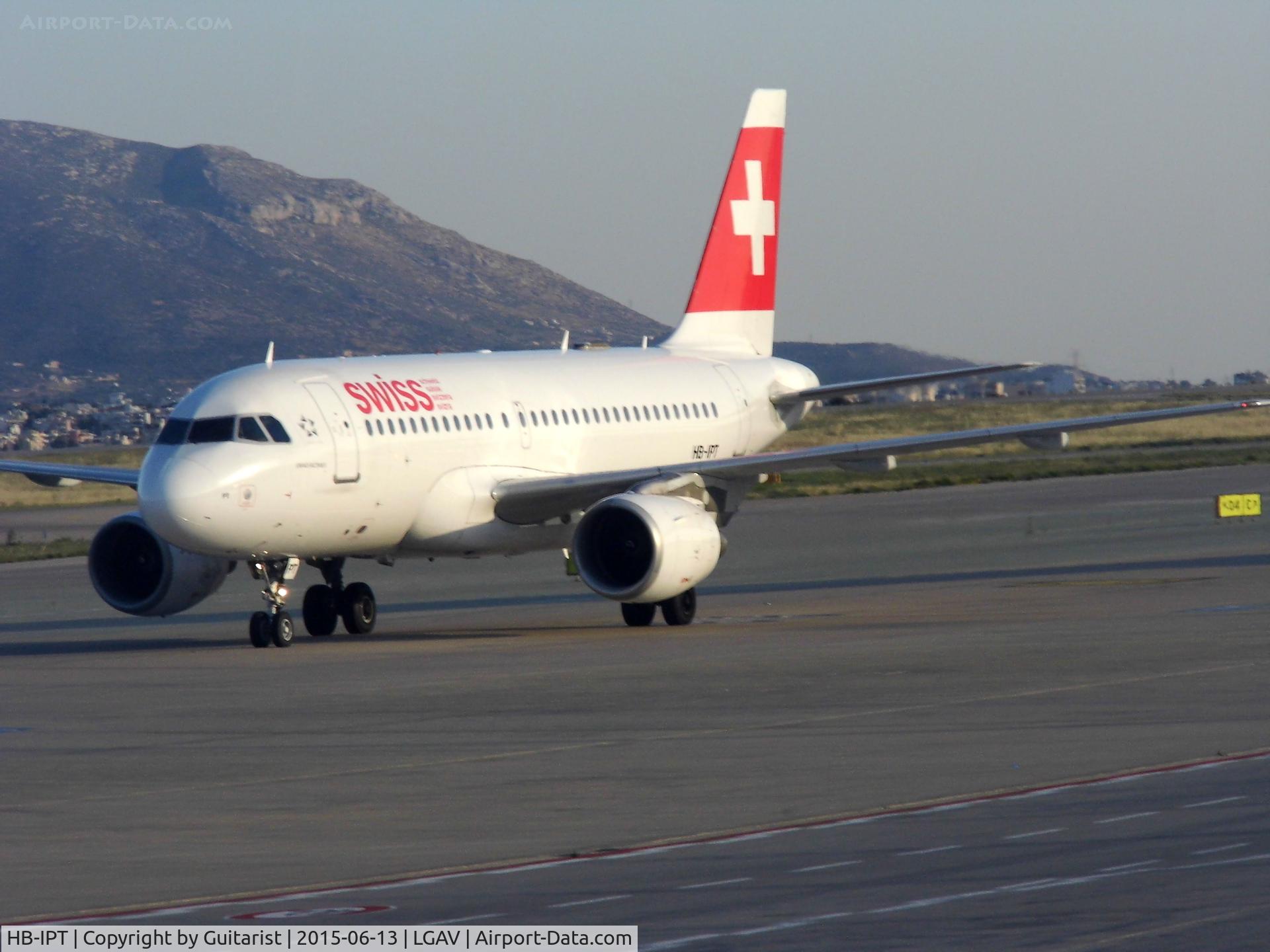 HB-IPT, 1997 Airbus A319-112 C/N 727, At Athens