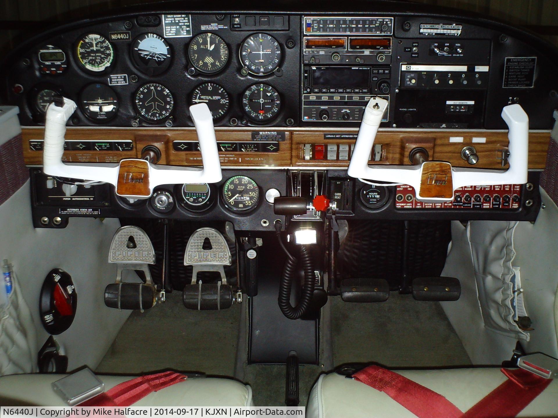 N6440J, 1968 Piper PA-28-180 C/N 28-4858, IFR Equipped. Has GPS.