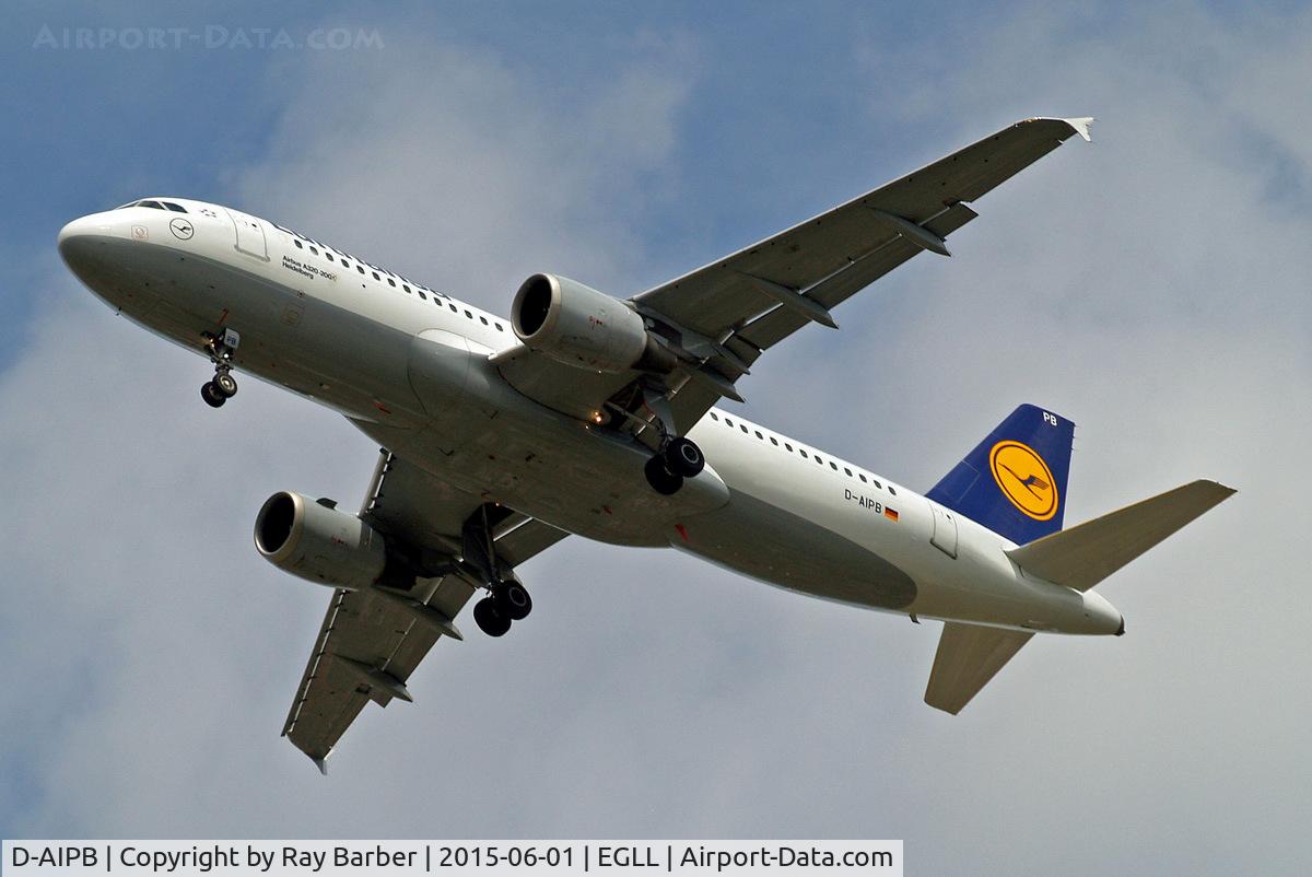 D-AIPB, 1989 Airbus A320-211 C/N 0070, Airbus A320-211 [0070] (Lufthansa) Home~G 01/06/2015. On approach 27R.