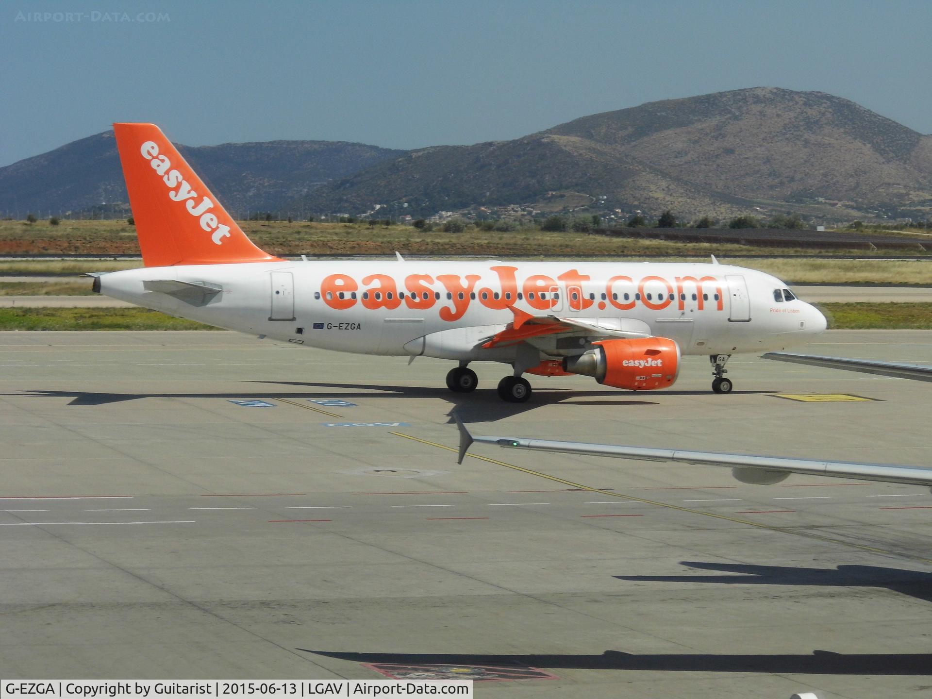 G-EZGA, 2010 Airbus A319-111 C/N 4427, At Athens