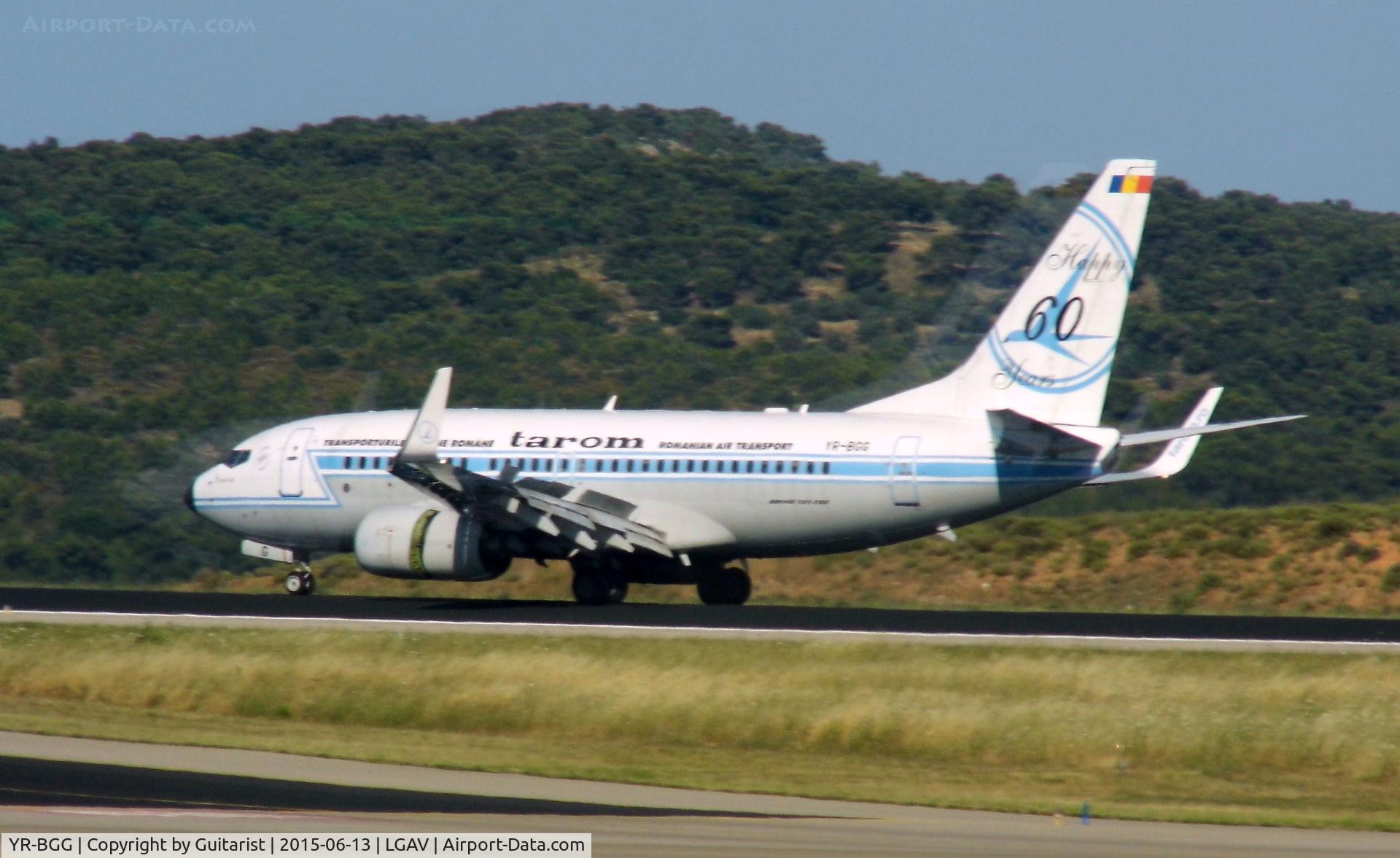 YR-BGG, 2001 Boeing 737-78J C/N 28442, At Athens