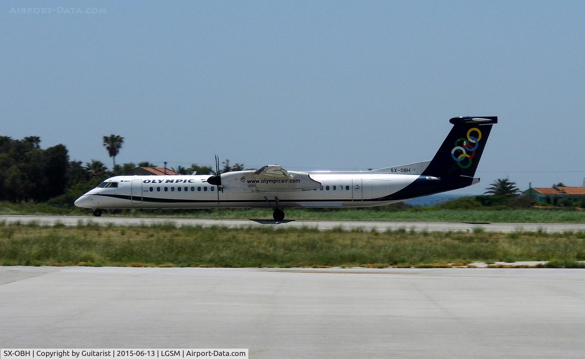 SX-OBH, 2010 Bombardier DHC-8-402 Dash 8 C/N 4327, My ride from Samos to Athens