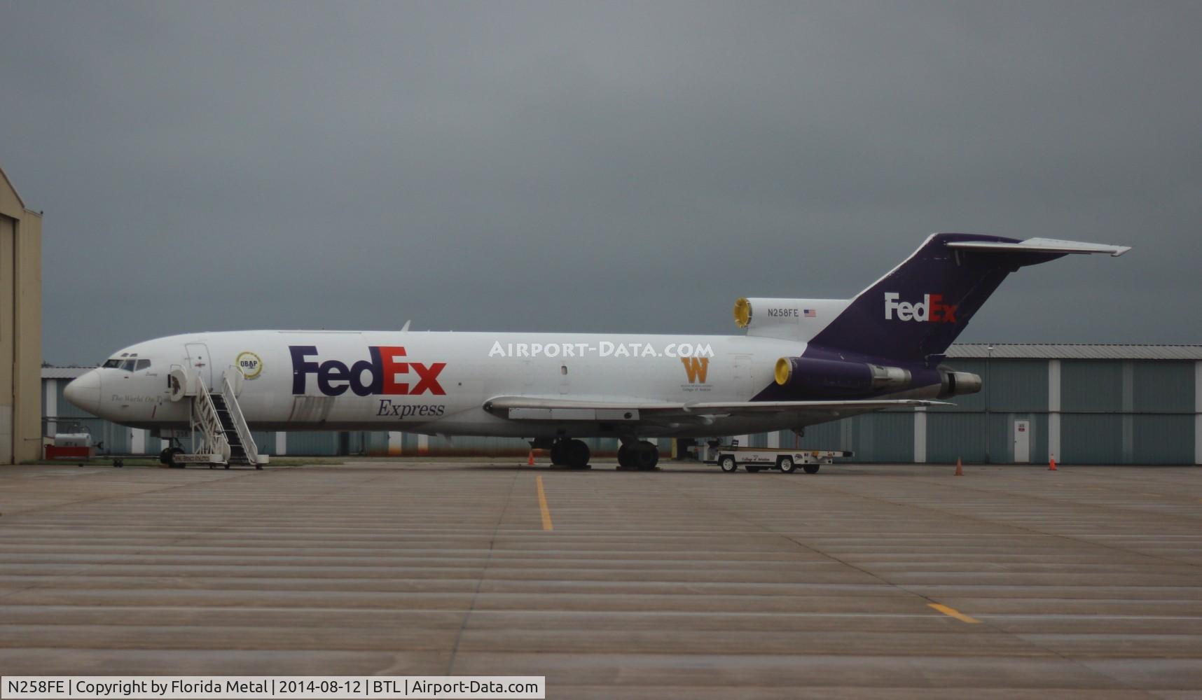 N258FE, 1975 Boeing 727-233F C/N 20940, Fed Ex 727-200