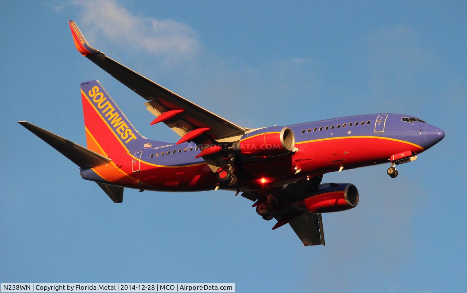 N258WN, 2006 Boeing 737-7H4 C/N 32516, Southwest