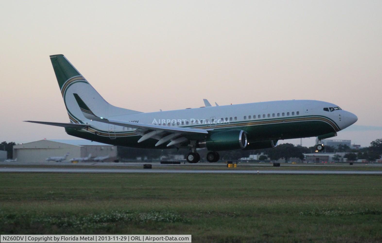 N260DV, 1998 Boeing 737-75T BBJ C/N 29142, Orlando Magic BBJ