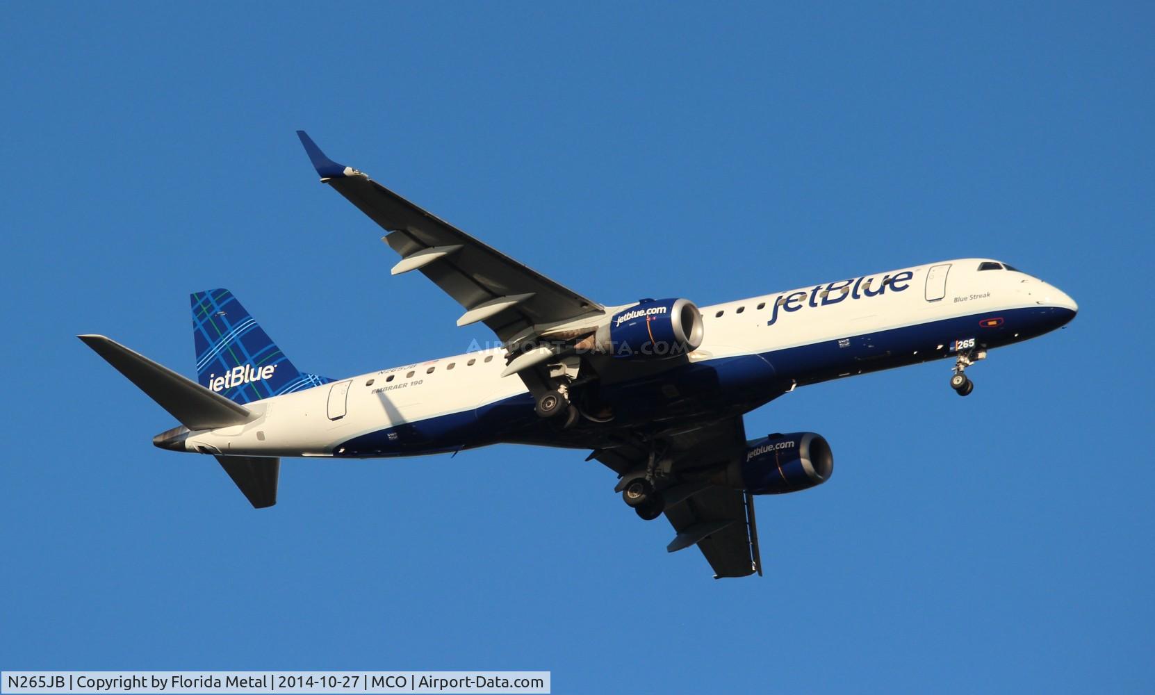 N265JB, 2006 Embraer ERJ-190-100 IGW 190AR C/N 19000049, Jet Blue E190