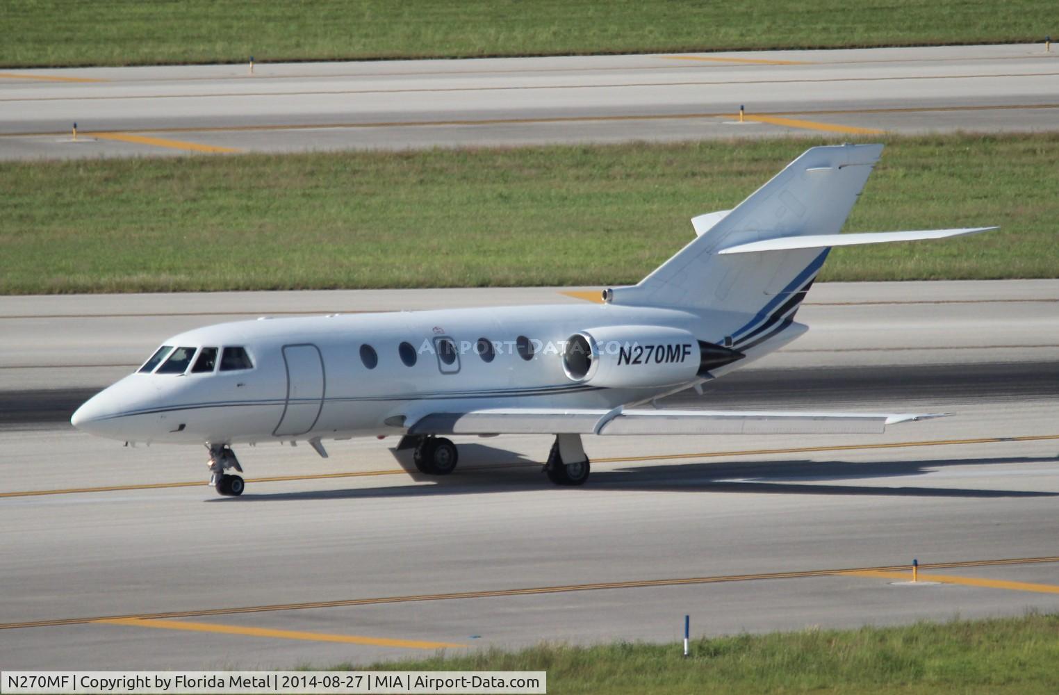 N270MF, 1987 Dassault Falcon 200 (20H) C/N 509, Falcon 200