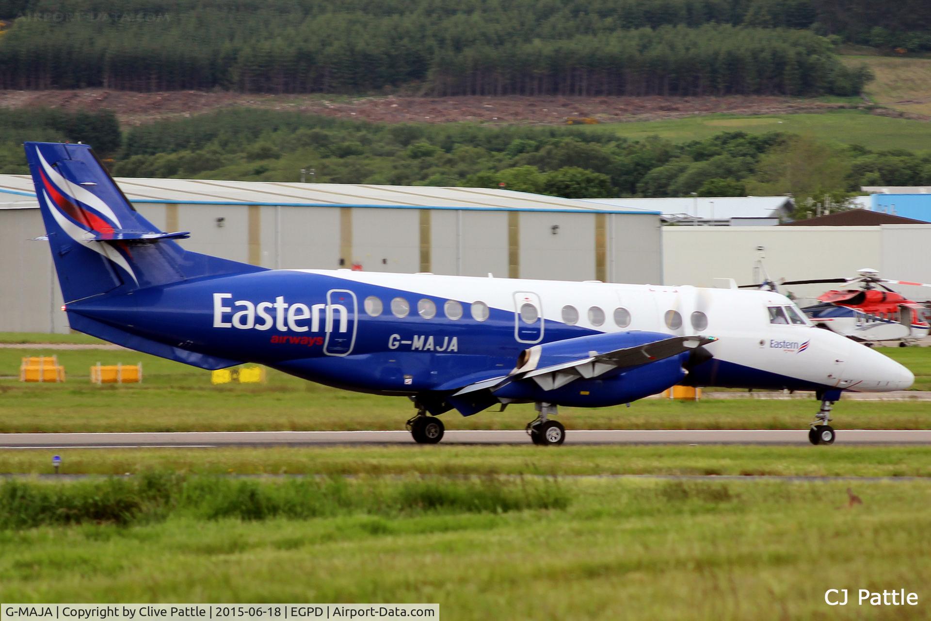 G-MAJA, 1994 British Aerospace Jetstream 41 C/N 41032, In action at Aberdeen Airport, Scotland EGPD