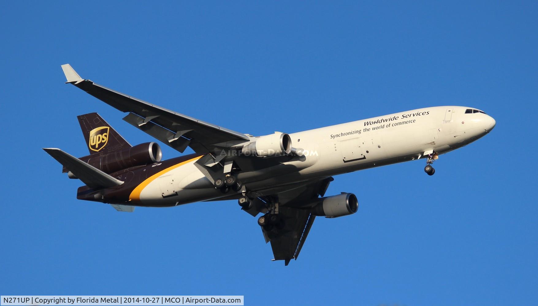 N271UP, 1993 McDonnell Douglas MD-11F C/N 48572, UPS MD-11