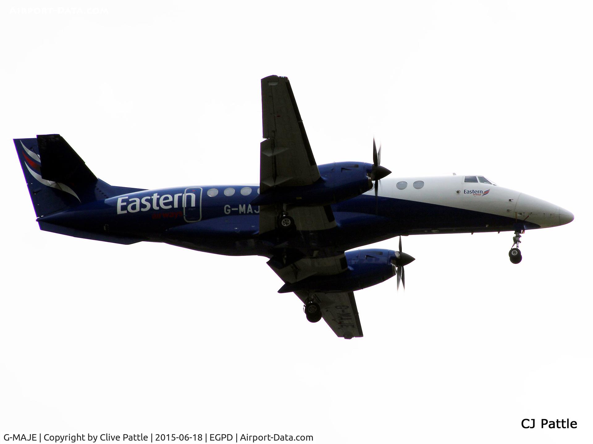G-MAJE, 1992 British Aerospace Jetstream 41 C/N 41007, In action at Aberdeen Airport, Scotland EGPD