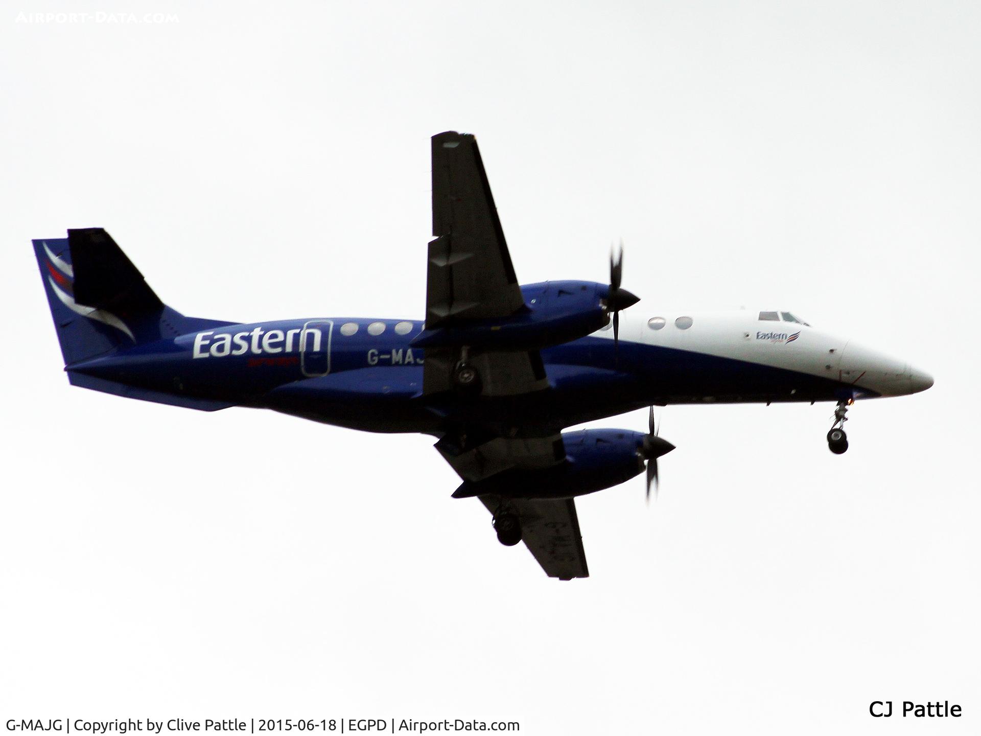 G-MAJG, 1993 British Aerospace Jetstream 41 C/N 41009, In action at Aberdeen Airport, Scotland EGPD