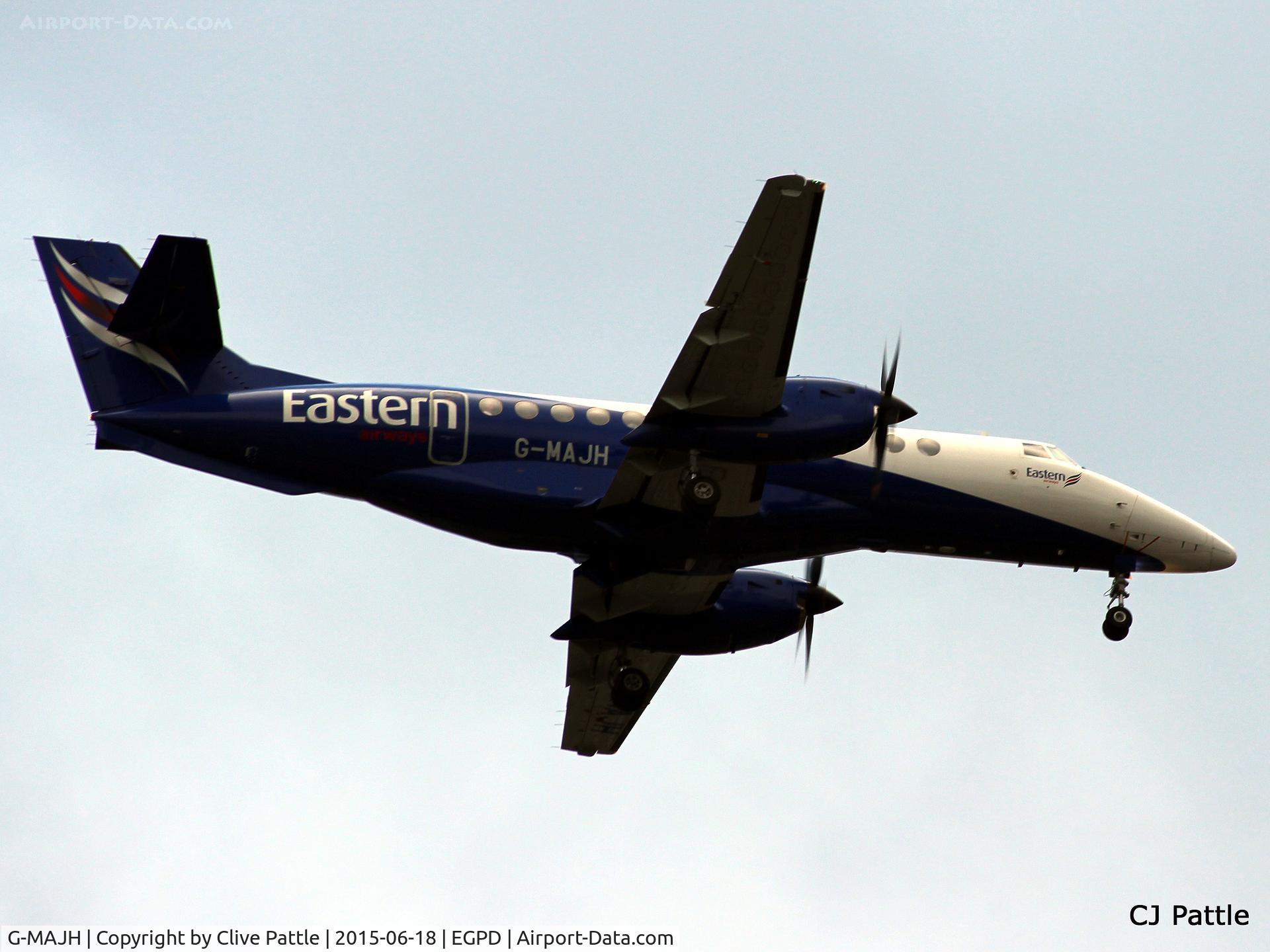 G-MAJH, 1993 British Aerospace Jetstream 41 C/N 41010, In action at Aberdeen Airport, Scotland EGPD