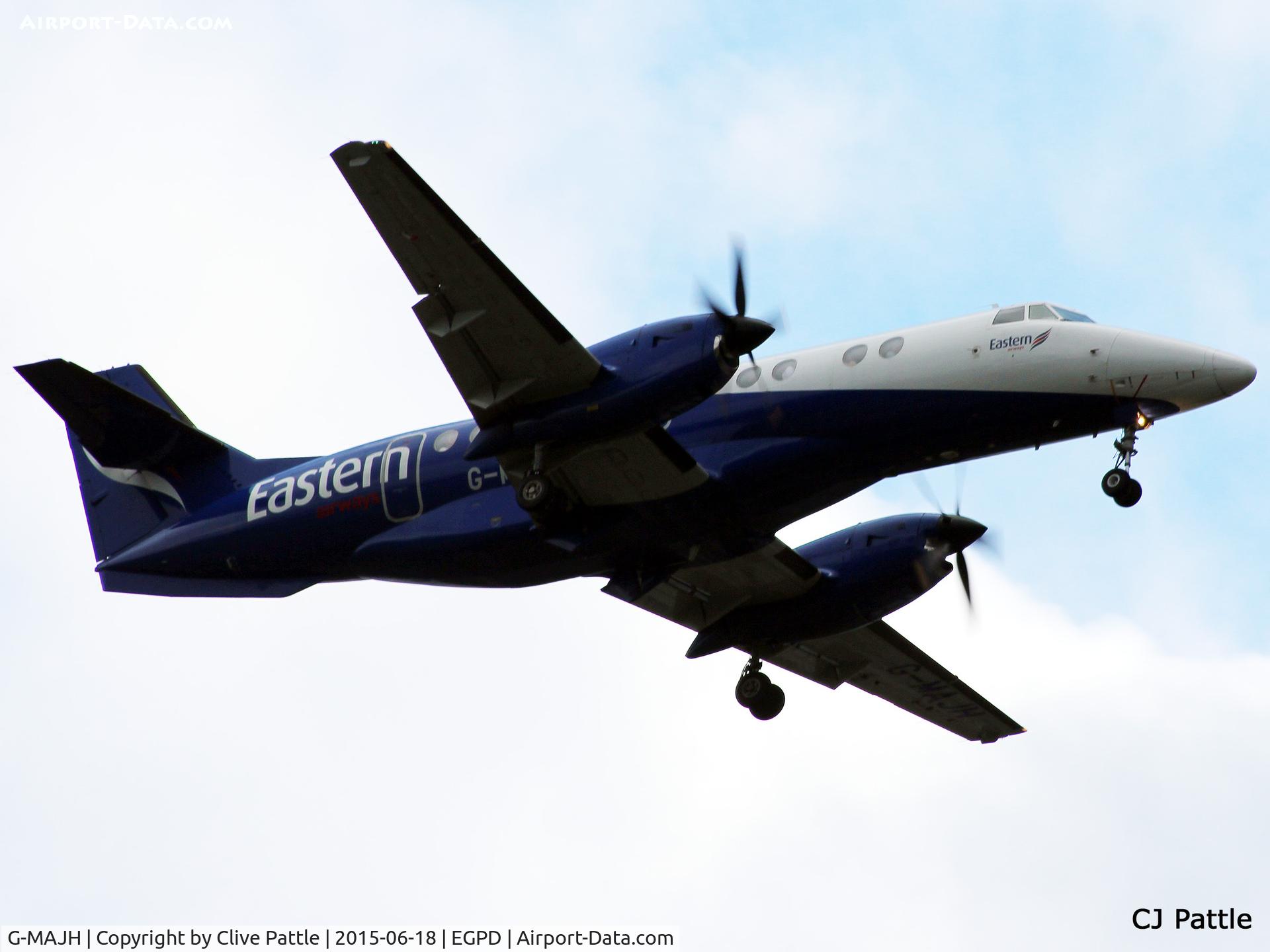 G-MAJH, 1993 British Aerospace Jetstream 41 C/N 41010, In action at Aberdeen Airport, Scotland EGPD
