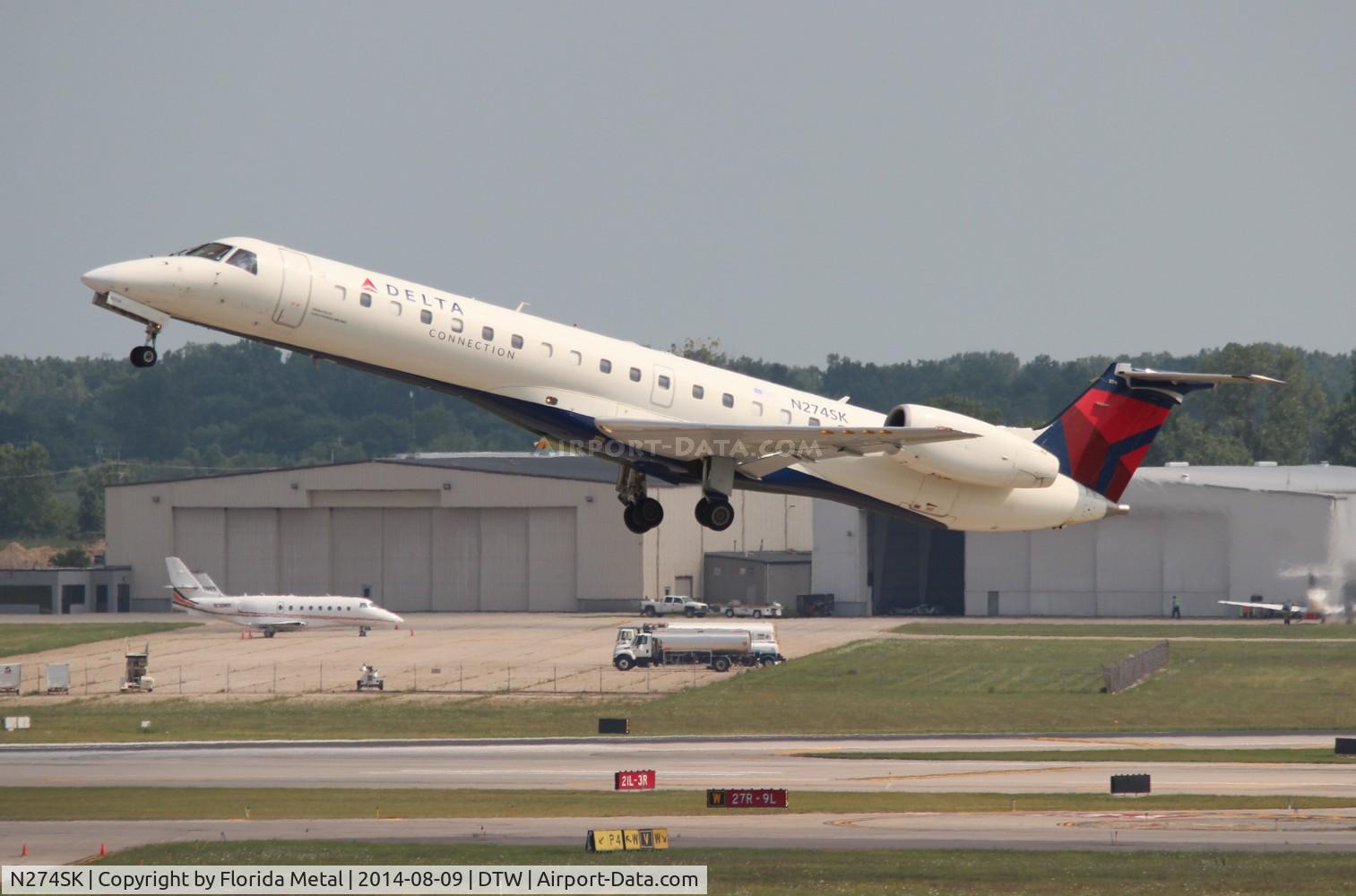 N274SK, 2000 Embraer EMB-145LR C/N 145344, Delta Connection