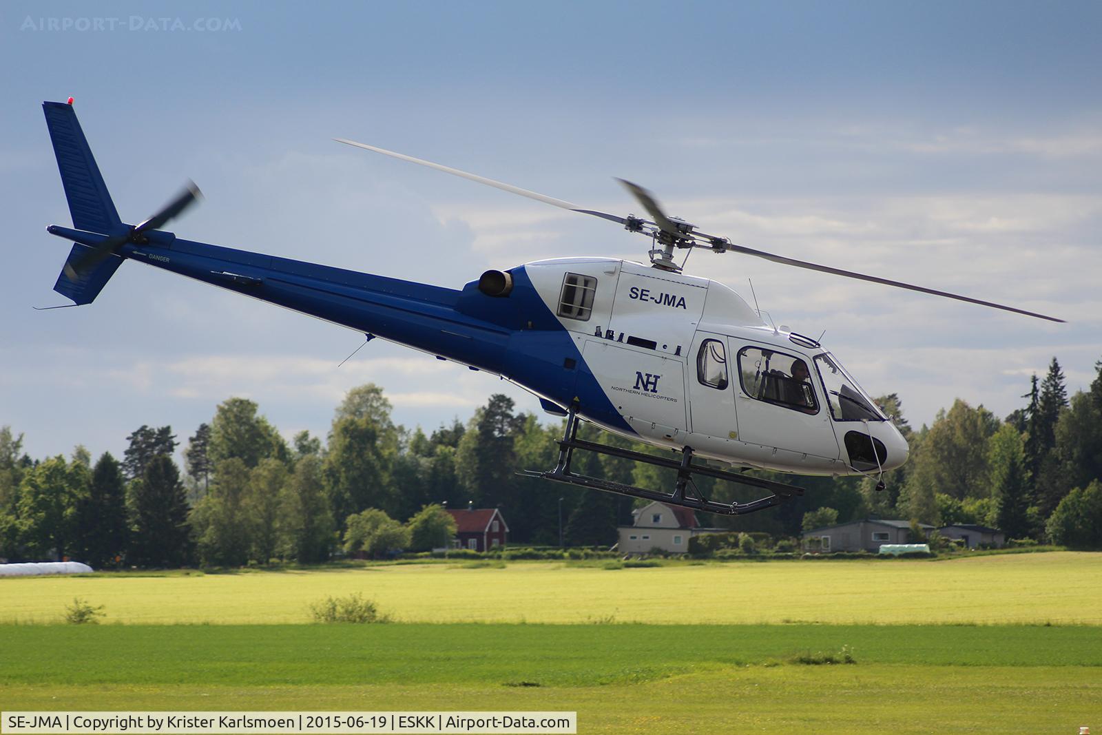 SE-JMA, 1993 Eurocopter AS-355N Ecureuil 2 C/N 5540, After a wedding.