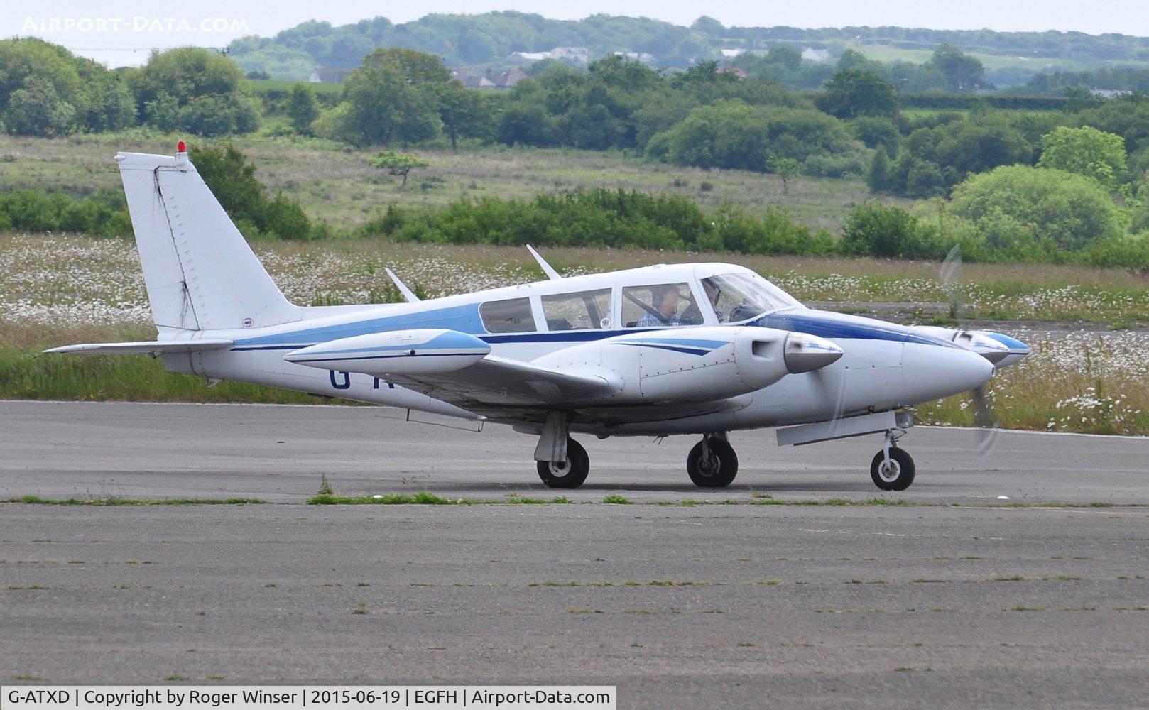 G-ATXD, 1966 Piper PA-30-160 B Twin Comanche C/N 30-1166, Visiting Twin Comanche.