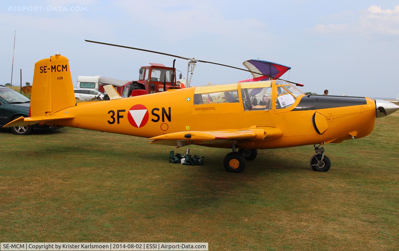 SE-MCM, Saab 91D Safir C/N 91-449, Visingsö Fly In 2014.