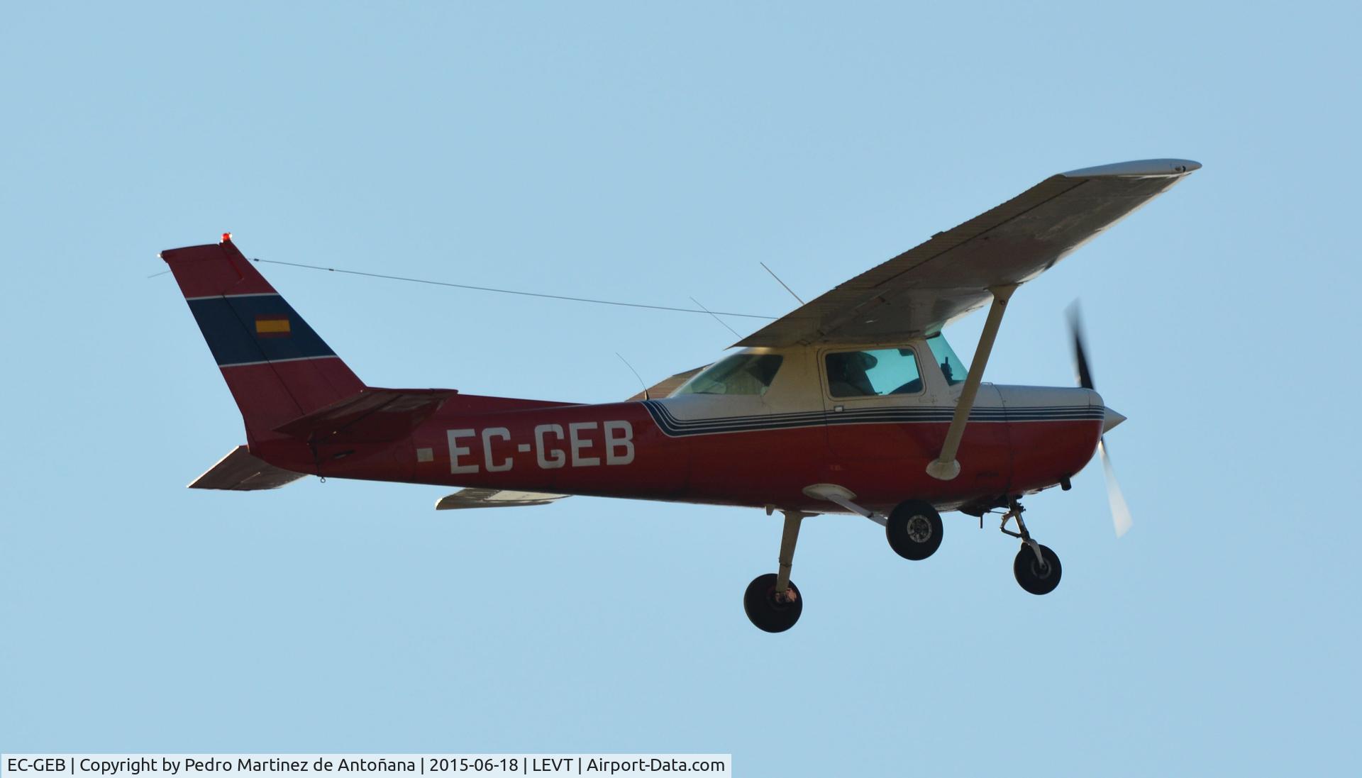 EC-GEB, Cessna 152 C/N 15283355, Foronda Vitoria-Gasteiz - España