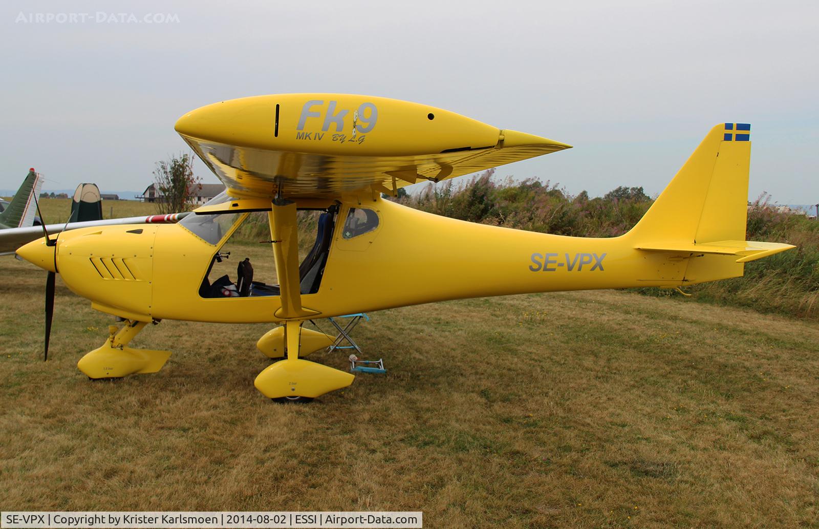 SE-VPX, 2007 FK Lightplanes FK-9 Mark IV C/N 253-1276, Visingsö Fly In 2014.