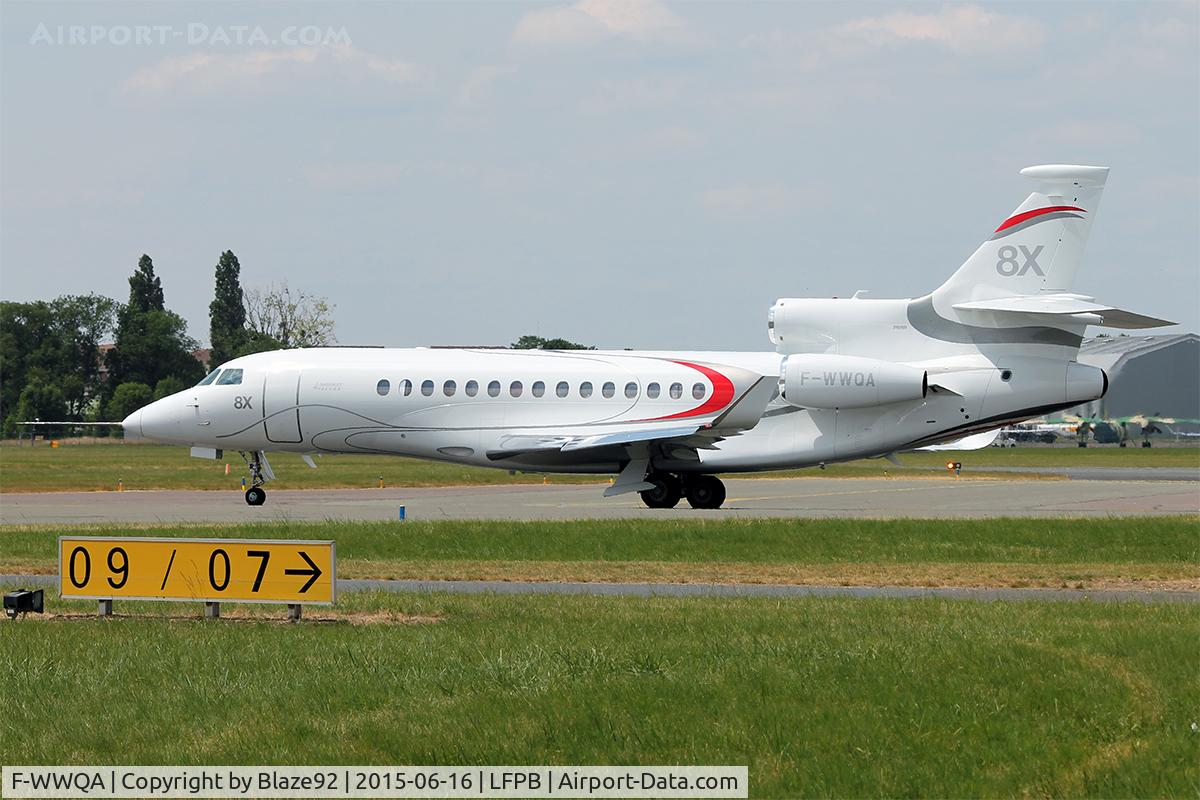 F-WWQA, 2014 Dassault Falcon 8X C/N 401, Performing at Paris Airshow 2015