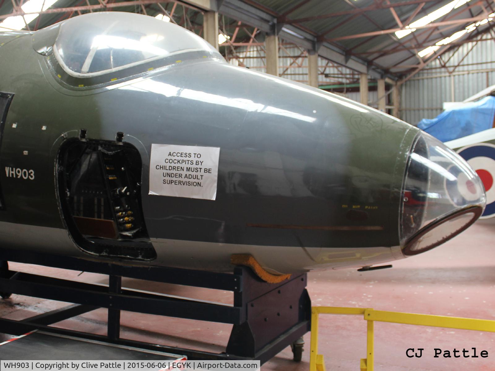 WH903, 1954 English Electric Canberra T.19 C/N SH1646, On display at the Yorkshire Aviation Museum, Elvington, EGYK