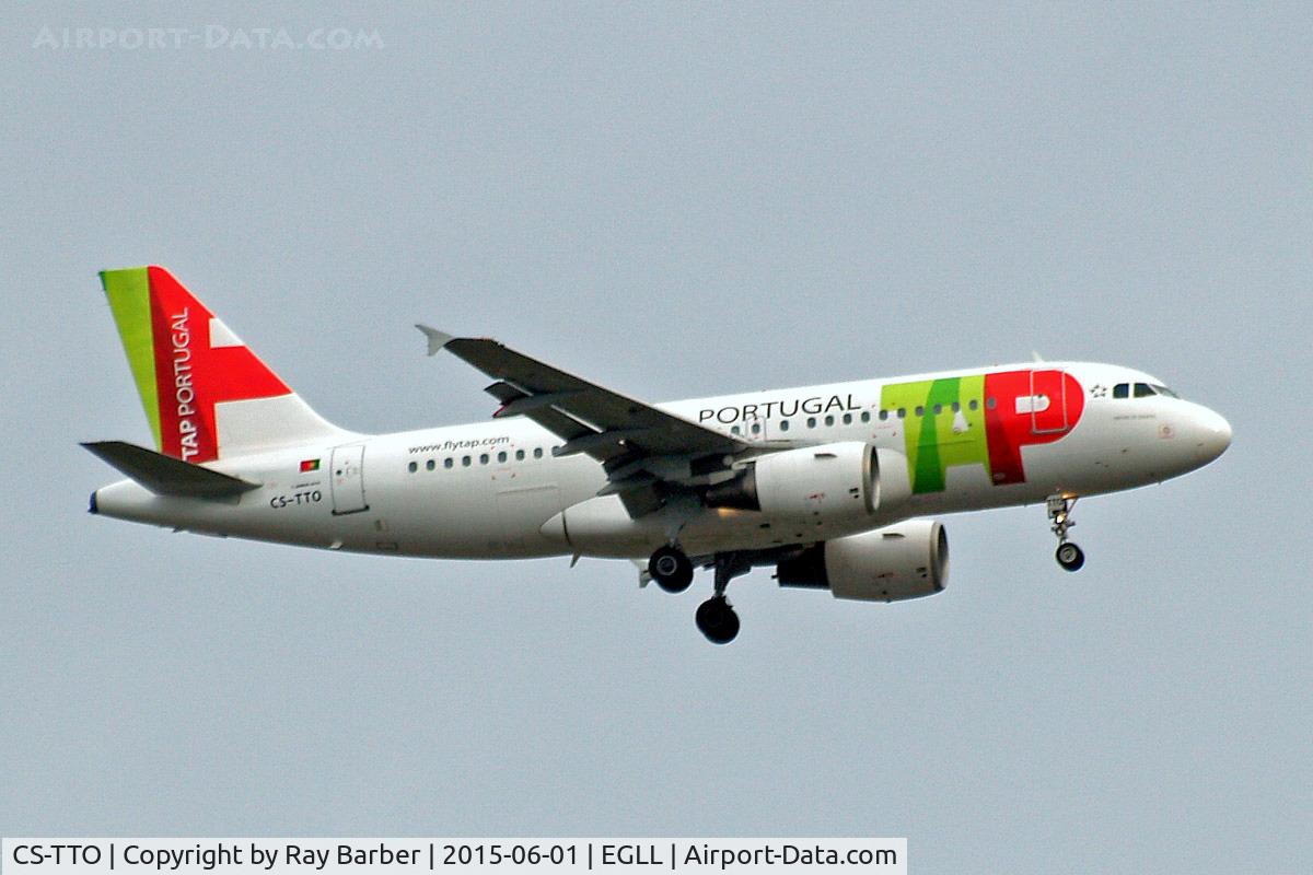 CS-TTO, 1999 Airbus A319-111 C/N 1127, Airbus A319-111 [1127] (TAP Portugal) Home~G 01/06/2015. On approach 27L.