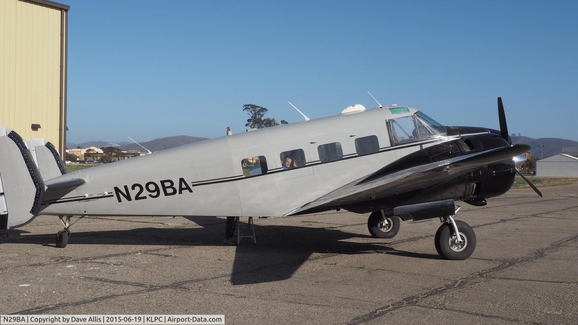 N29BA, Beech H-18 C/N BA-625, I happened by KLPC and saw this rather rare beauty and took this picture.