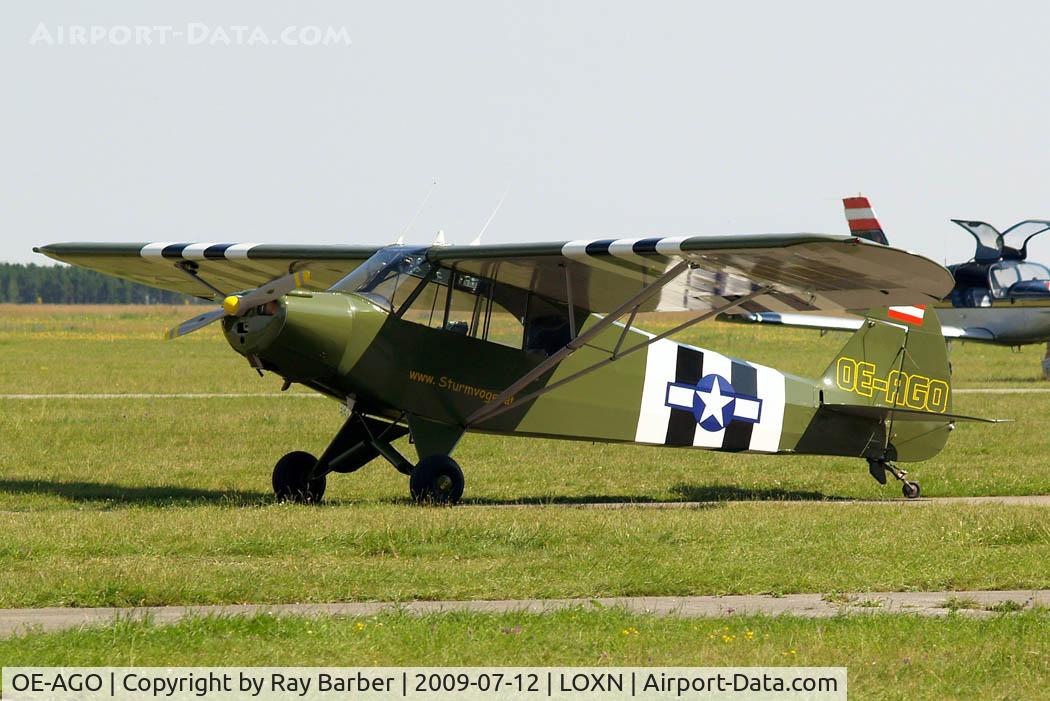 OE-AGO, Piper PA-18 Super Cub C/N 18-156, Piper PA-18-105 Super Cub [18-156] Wiener Neustadt West~OE 12/07/2009
