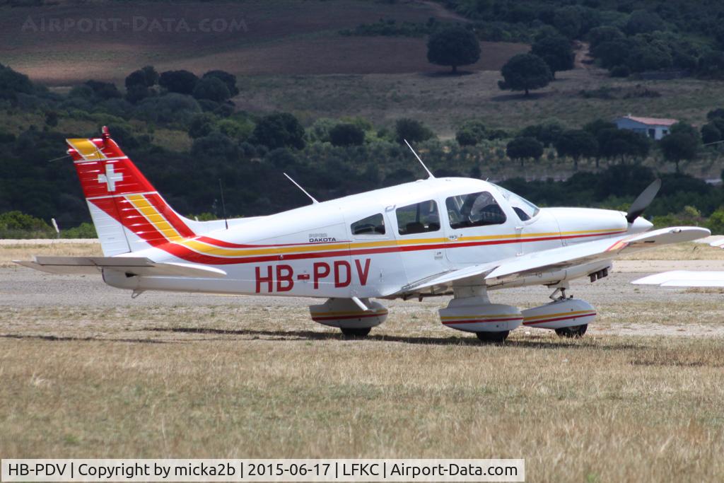 HB-PDV, 1979 Piper PA-28-236 Dakota C/N 28-7911246, Parked