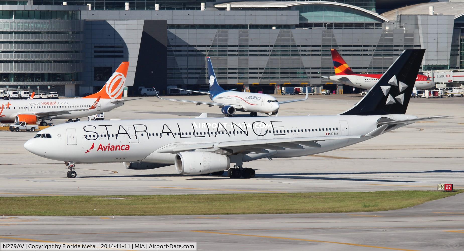 N279AV, 2011 Airbus A330-243 C/N 1279, Avianca Star Alliance