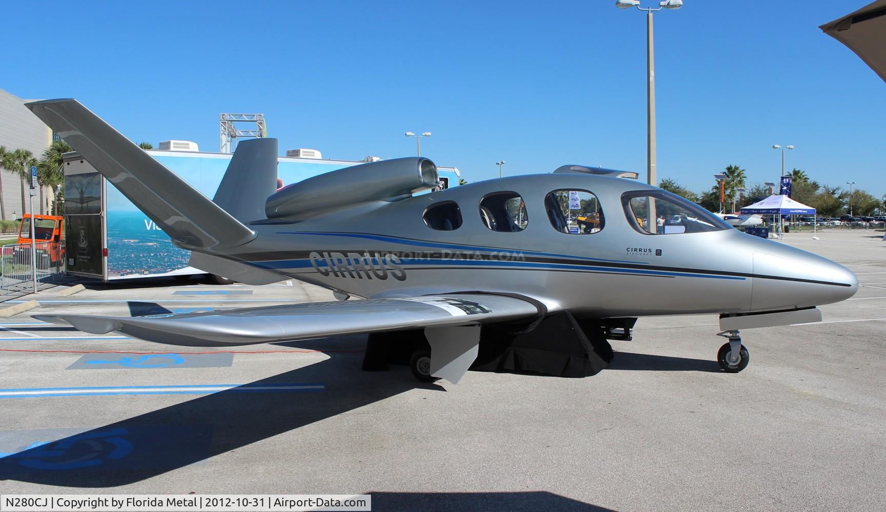 N280CJ, 2008 Cirrus SF50 Vision C/N 0001, Cirrus SF50 at NBAA Orlando