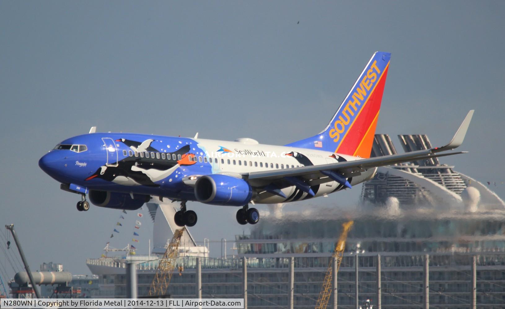N280WN, 2007 Boeing 737-7H4 C/N 32533, Penguine One
