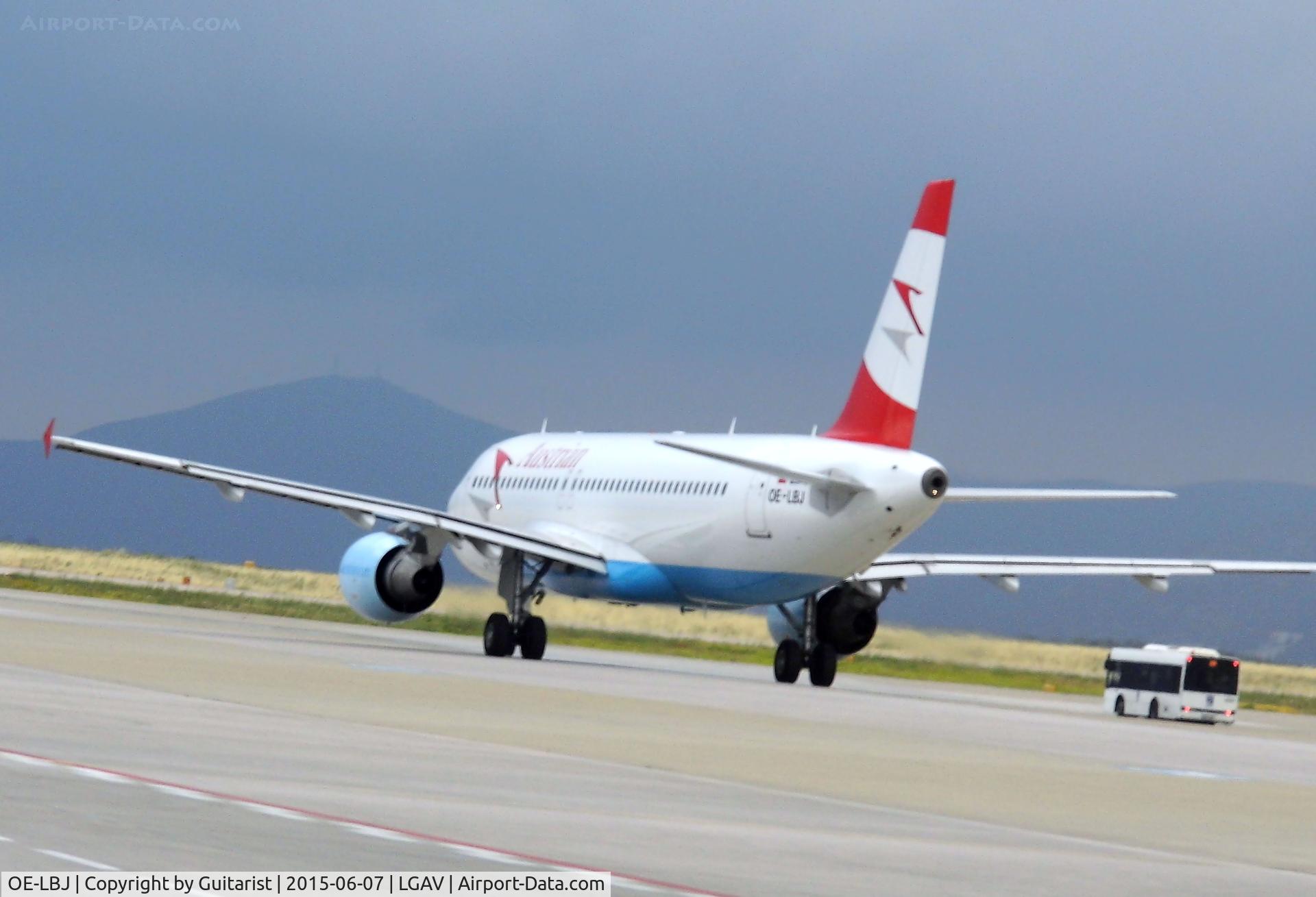 OE-LBJ, 2001 Airbus A320-214 C/N 1553, At Athens