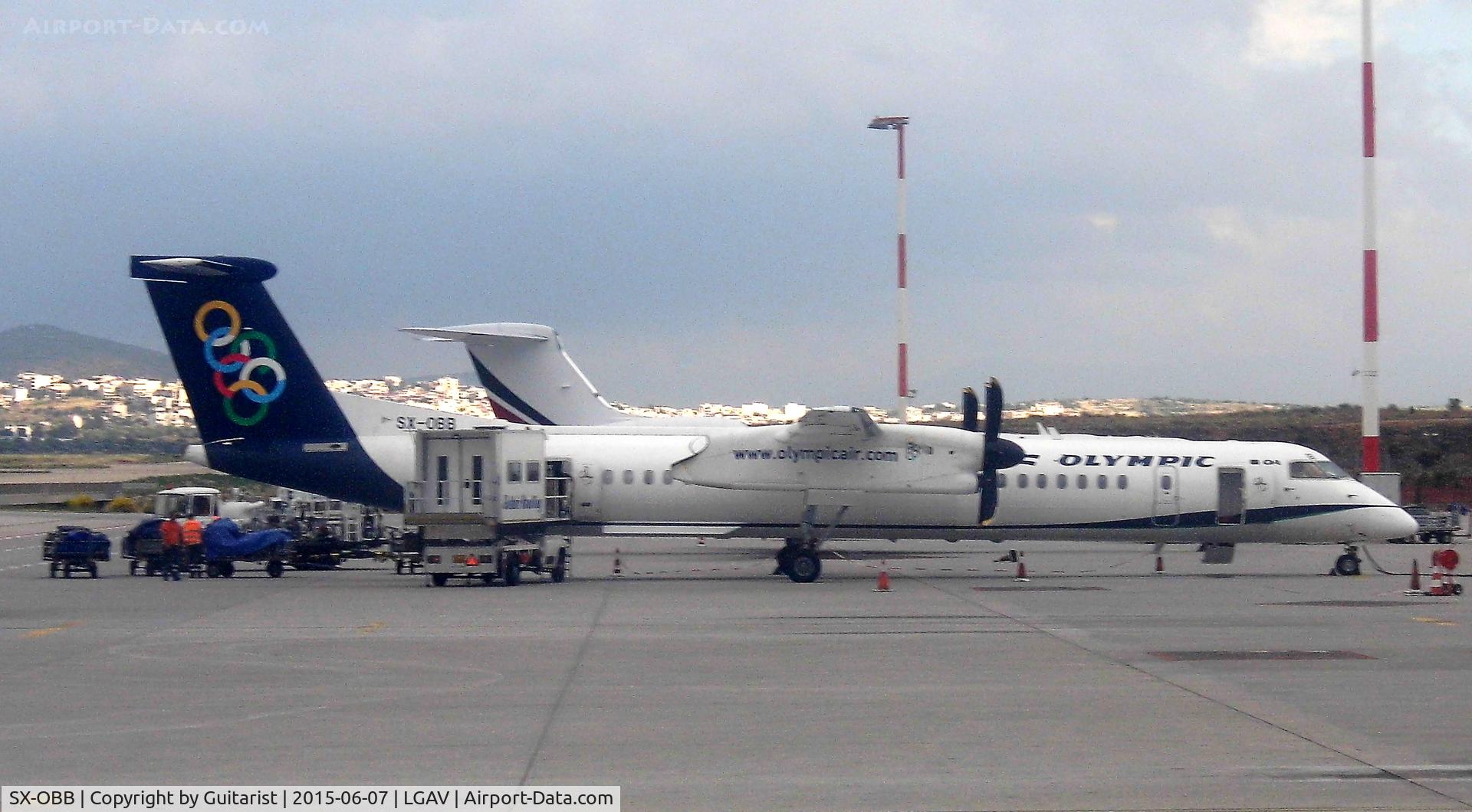 SX-OBB, 2009 Bombardier DHC-8-402 Dash 8 C/N 4268, At Athens