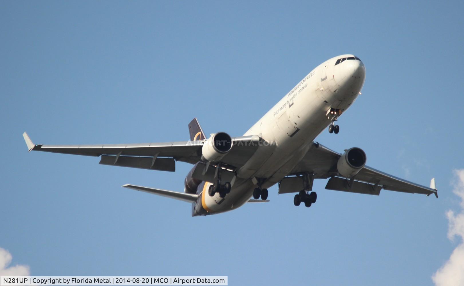 N281UP, 1993 McDonnell Douglas MD-11F C/N 48538, UPS MD-11F