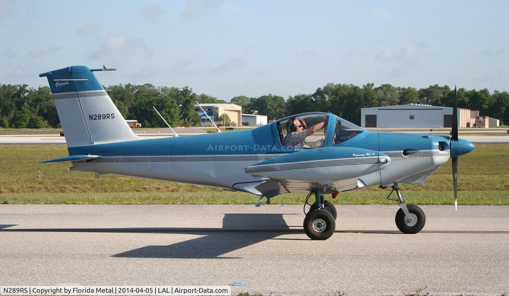 N289RS, 1997 Pazmany PL-2 C/N 089, Pazmany PL-2