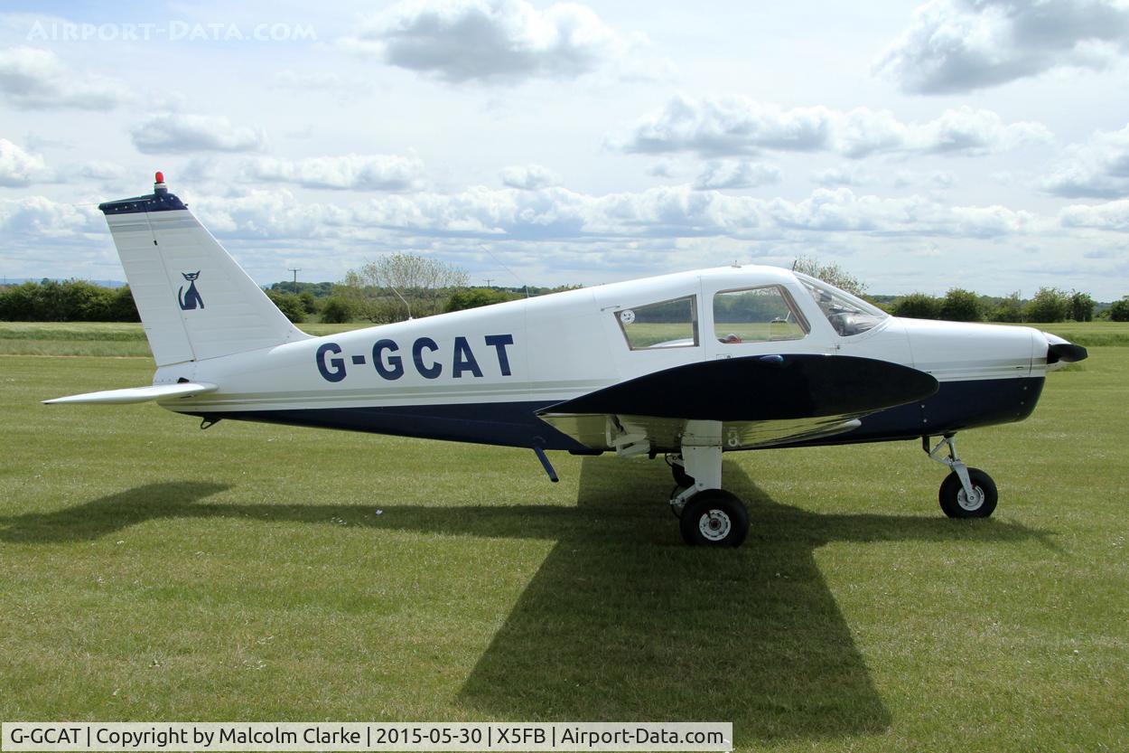 G-GCAT, 1969 Piper PA-28-140 Cherokee C/N 28-26032, Piper PA-28-140 Cherokee at Fishburn Airfield UK, May 30th 2015.