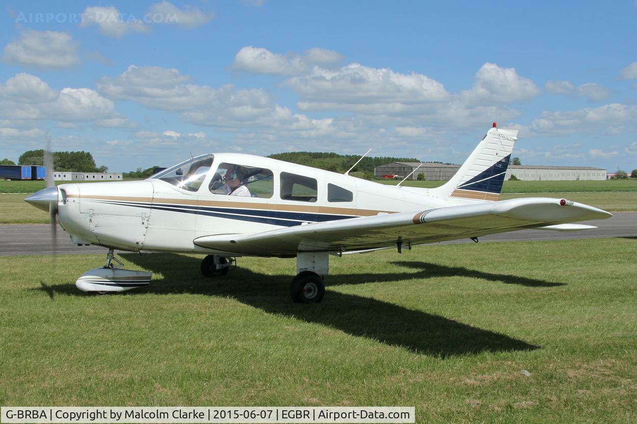G-BRBA, 1979 Piper PA-28-161 Cherokee Warrior II C/N 28-7916109, Piper PA-28-161 Cherokee Warrior II at The Real Aeroplane Club's Radial Engine Aircraft Fly-In, Breighton Airfield, June 7th 2015.