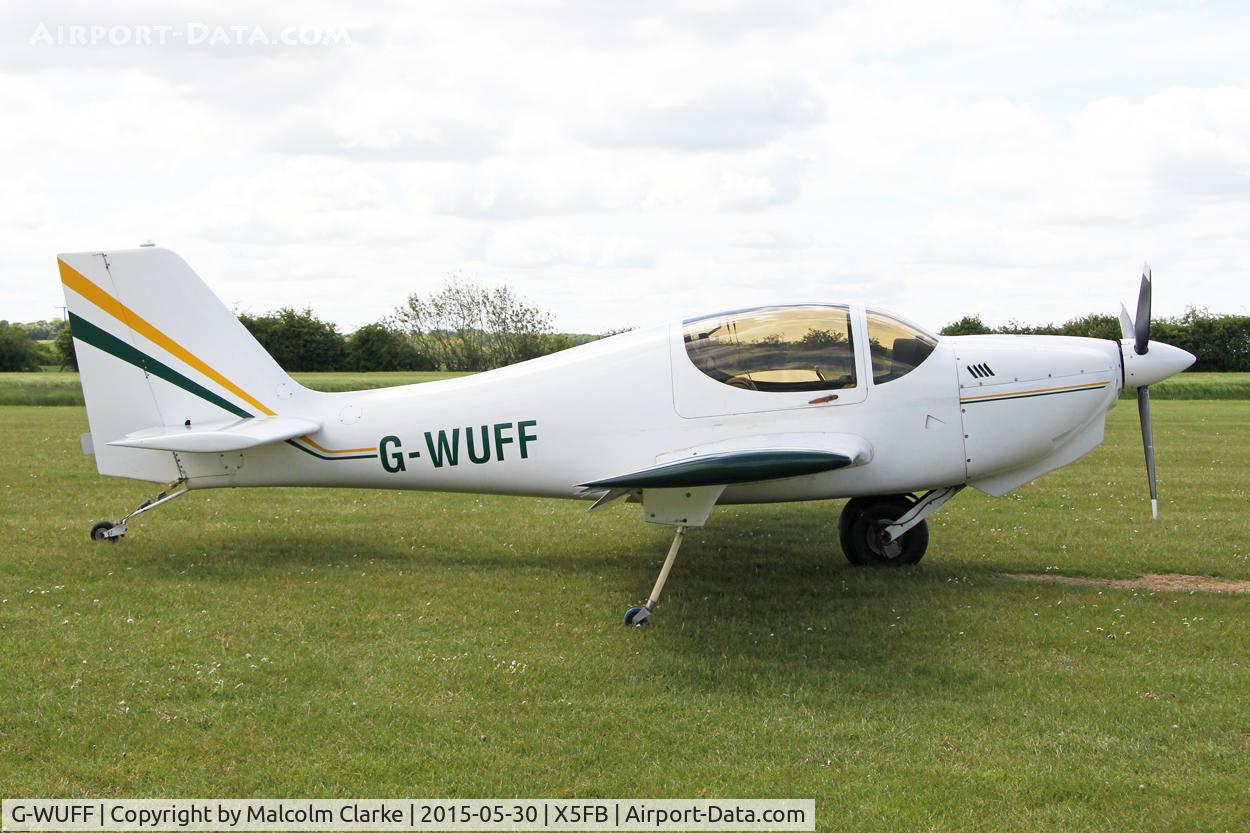 G-WUFF, 2003 Europa Monowheel C/N PFA 247-12942, Europa G-WUFF at Fishburn Airfield UK, may 30th 2015.