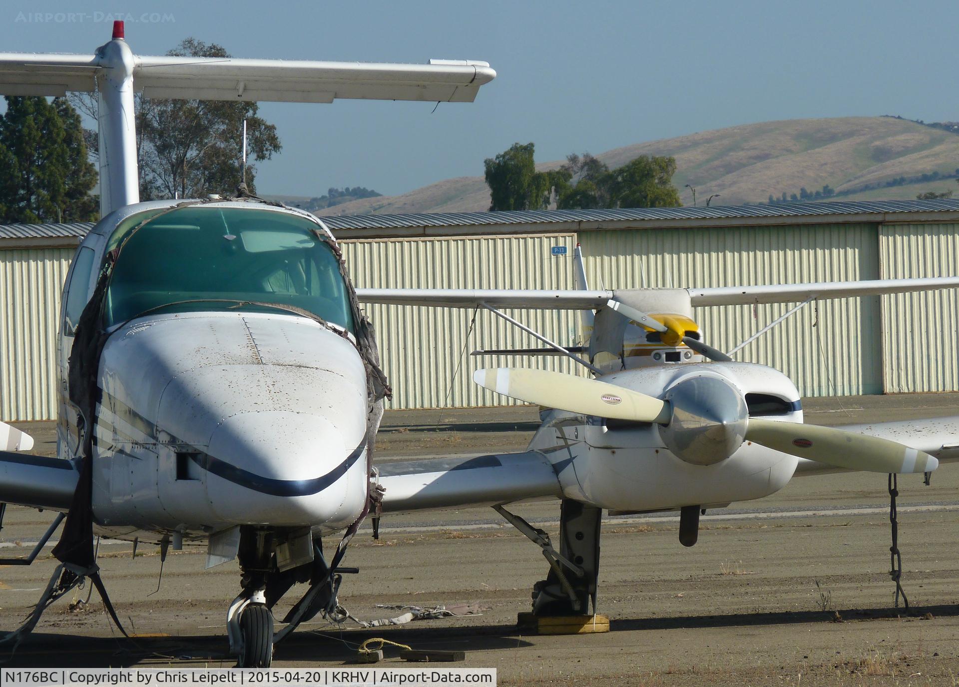 N176BC, 1979 Beech 76 Duchess C/N ME-269, A local 1979 Beechcraft Duchess that has seen better days...