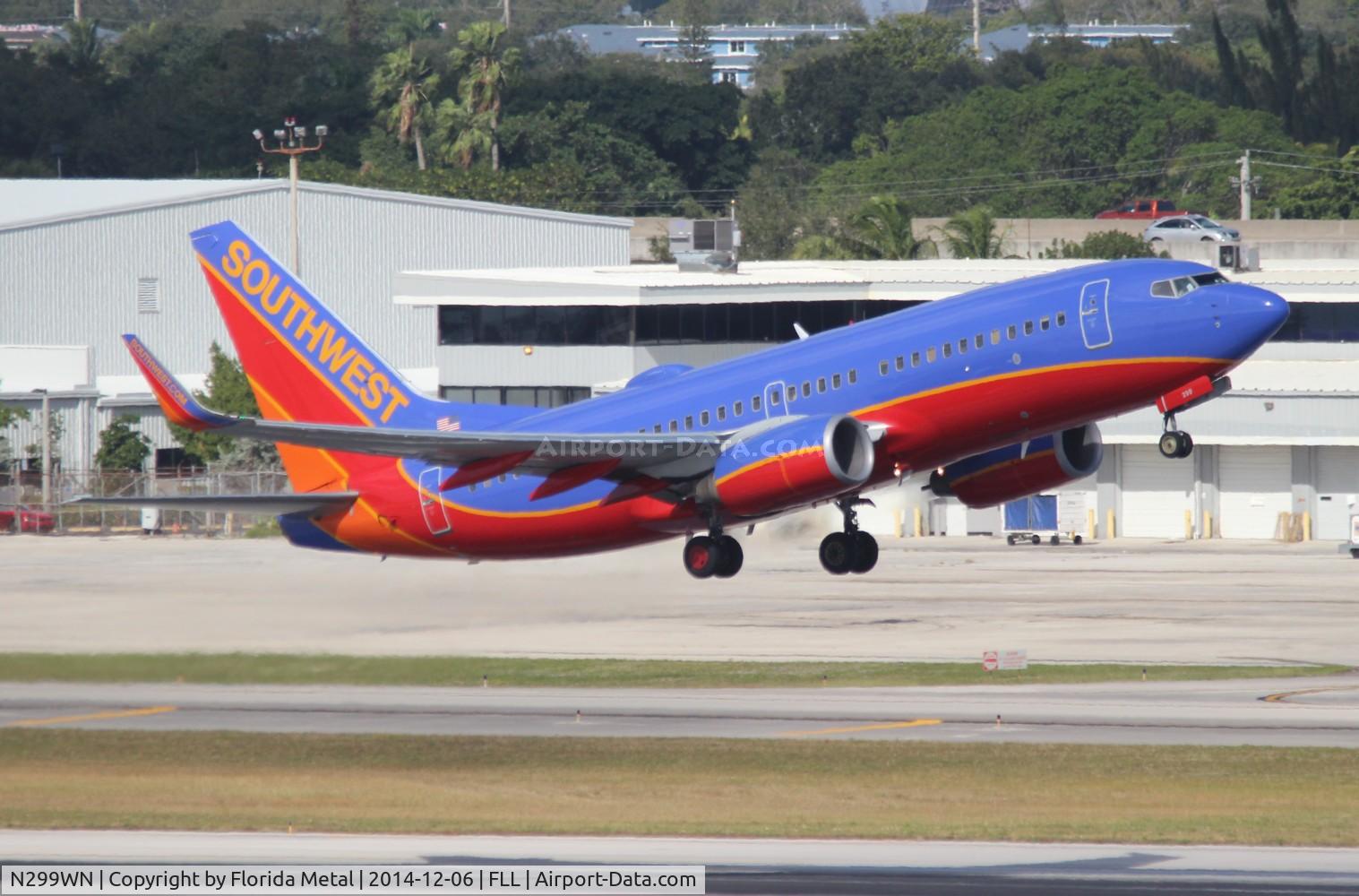 N299WN, 2007 Boeing 737-7H4 C/N 36614, Southwest