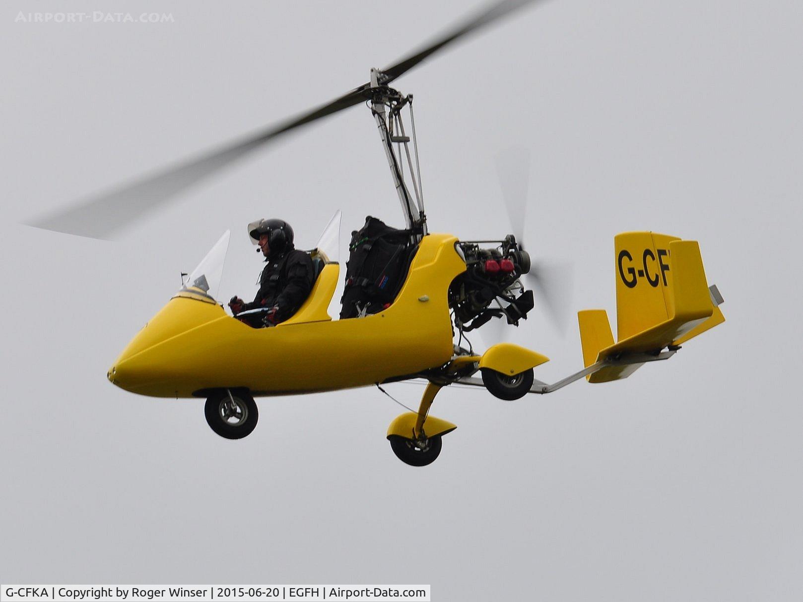 G-CFKA, 2008 Rotorsport UK MT-03 C/N RSUK/MT-03/051, Visiting MT-03 gyroplane (weather diversion)