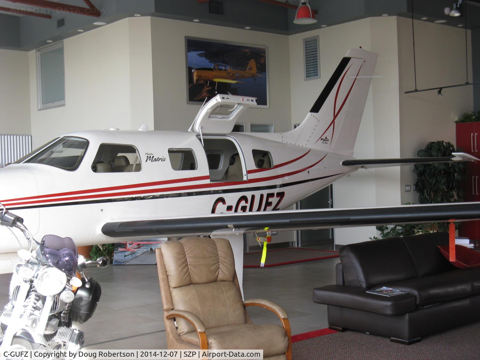 C-GUFZ, 2008 Piper PA-46R-350T Malibu Matrix C/N 4692072, 2008 Piper PA-46R-350T MALIBU MATRIX, Lycoming TIO-540-AE2A 350 Hp turbocharged & intercooled 350 Hp. 3-blade composite CS prop, pressurized, heated & air-conditioned for six seats, in hangar