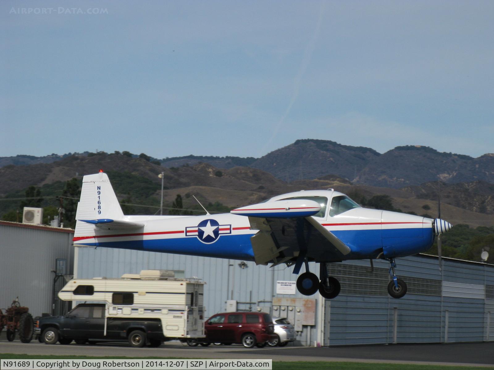 N91689, 1946 North American Navion (NA-145) C/N NAV-4-431, 1946 North American NAVION, Continental E225 upgrade, landing Rwy 04