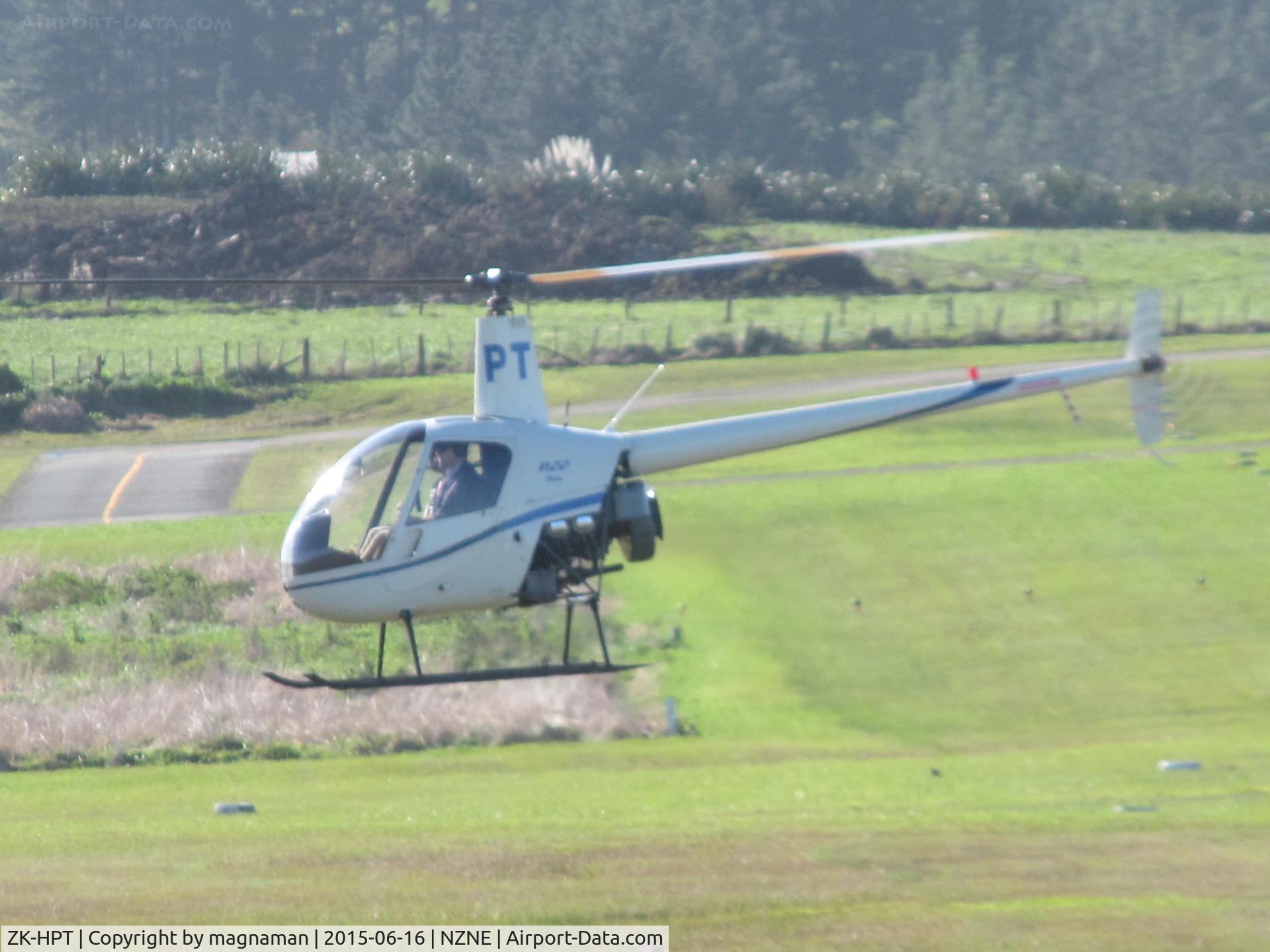 ZK-HPT, Robinson R22 Beta C/N 1318, training flight NZNE