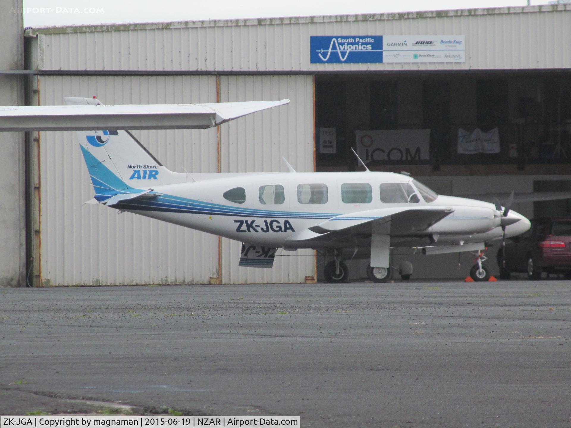 ZK-JGA, Piper PA-31 Navajo C/N 31-7612102, New airline - North Shore Air!!