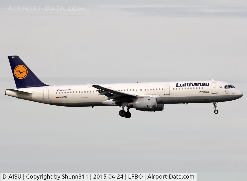 D-AISU, 2009 Airbus A321-231 C/N 4016, Landing rwy 14L