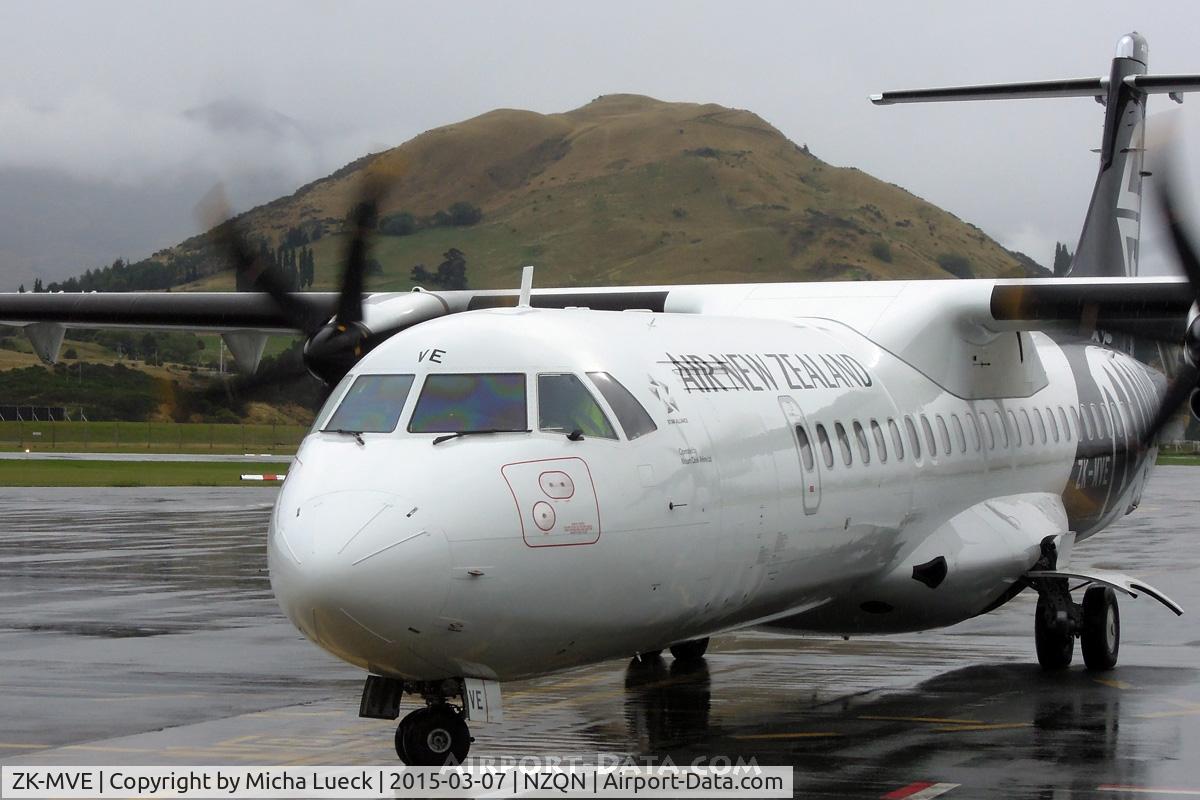 ZK-MVE, 2014 ATR 72-212A C/N 1182, rainy day...
