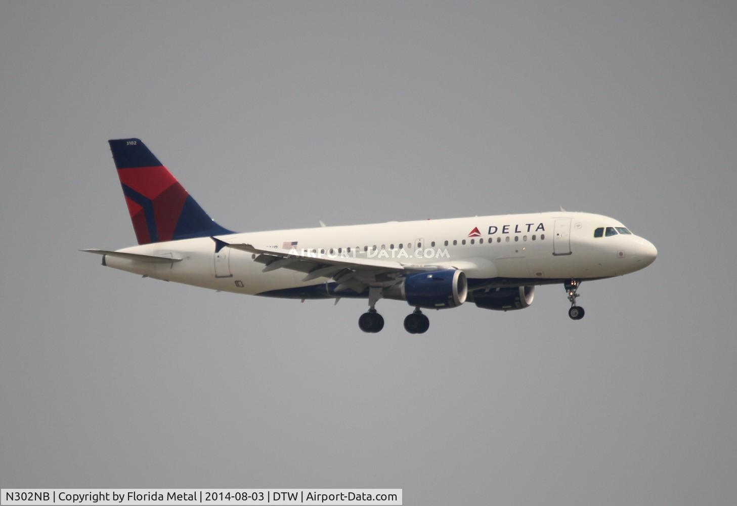 N302NB, 1999 Airbus A319-114 C/N 1062, Delta